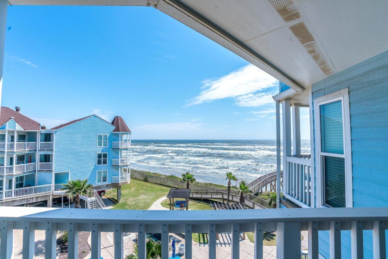 Steps To Pool And Beachamazing Views From Two Balconies Galveston Eksteriør billede