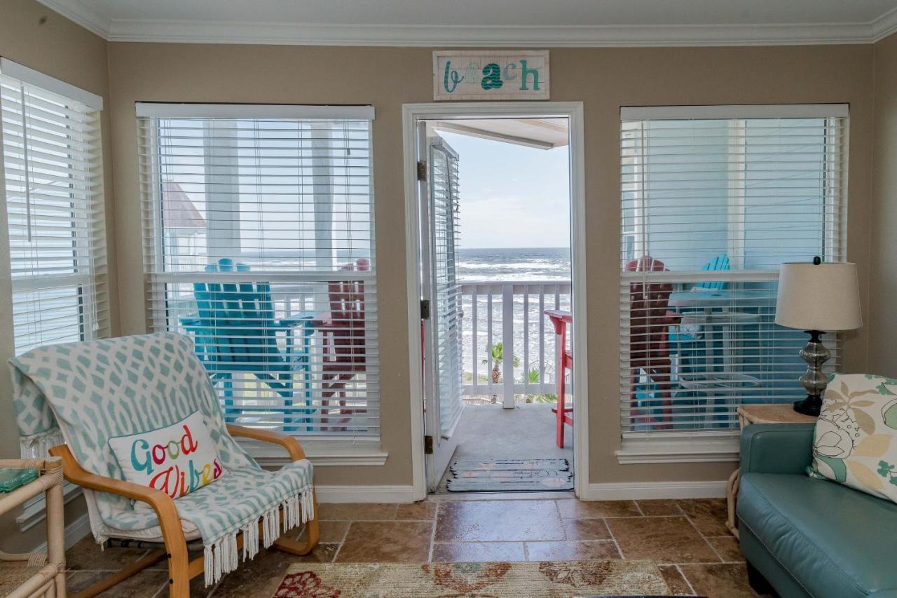 Steps To Pool And Beachamazing Views From Two Balconies Galveston Eksteriør billede