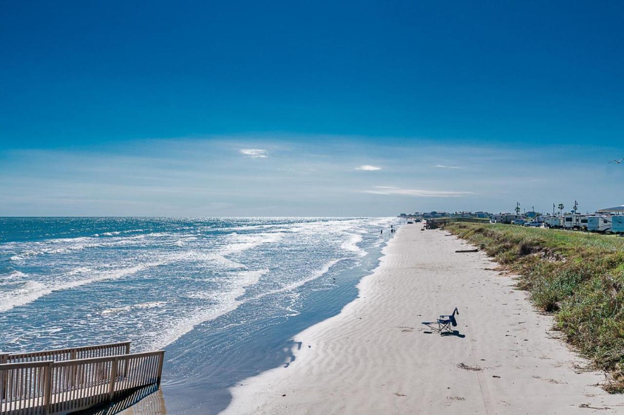 Steps To Pool And Beachamazing Views From Two Balconies Galveston Eksteriør billede